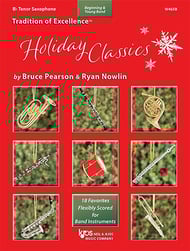 cover Tradition of Excellence Holiday Classics Tenor Sax band method book cover